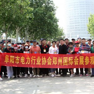 市電力行業(yè)協會參觀團走進鄭州國際會展中心參展