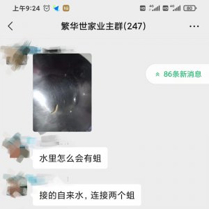 太惡心！小區(qū)自來(lái)水中驚現(xiàn)“活物”
